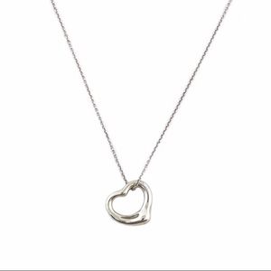 Tiffany & Co. Elsa Peretti open heart necklace